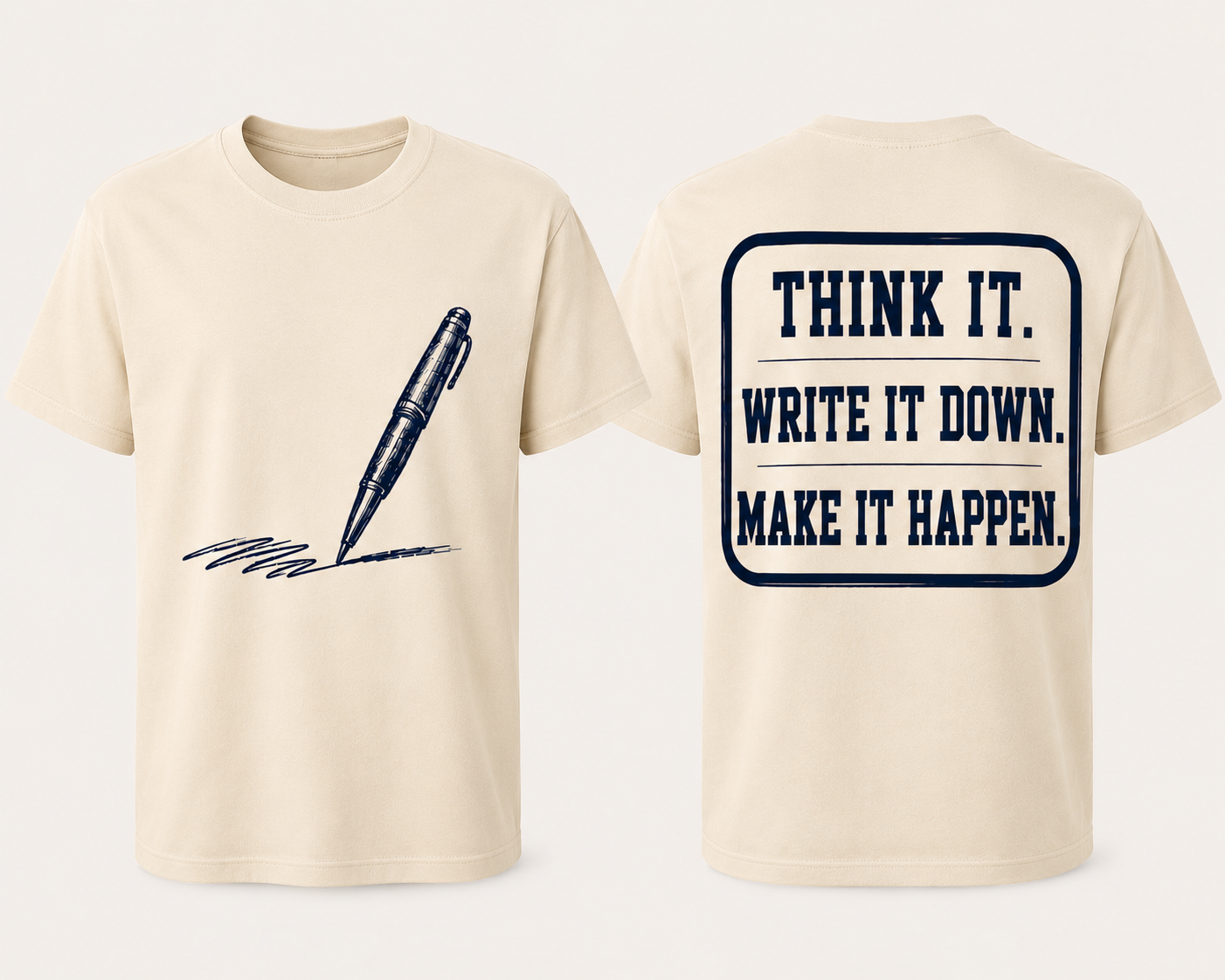 Think It. Write it Down.Make it Happen