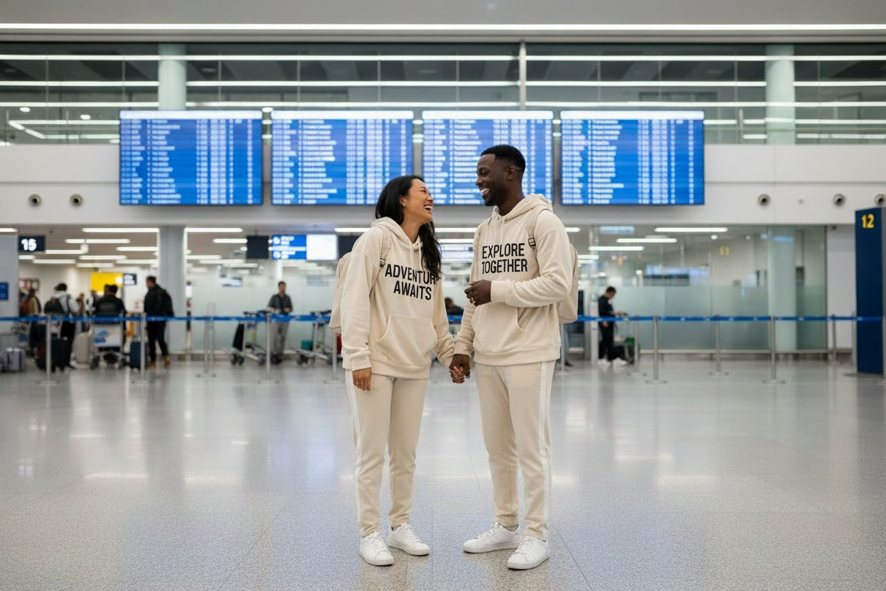 put individual phrases on the shirts in black